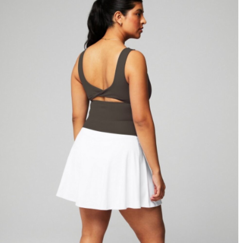 Oasis Rib Twist Built-In Bra Tank